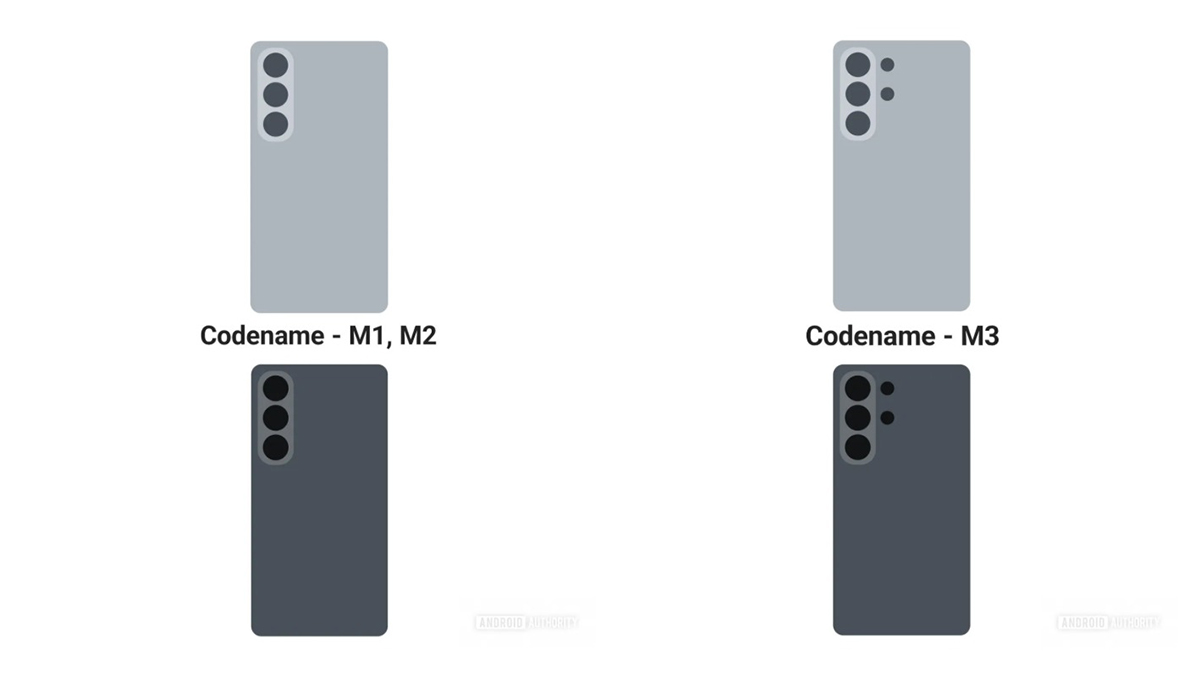Ảnh render của dòng Galaxy S26