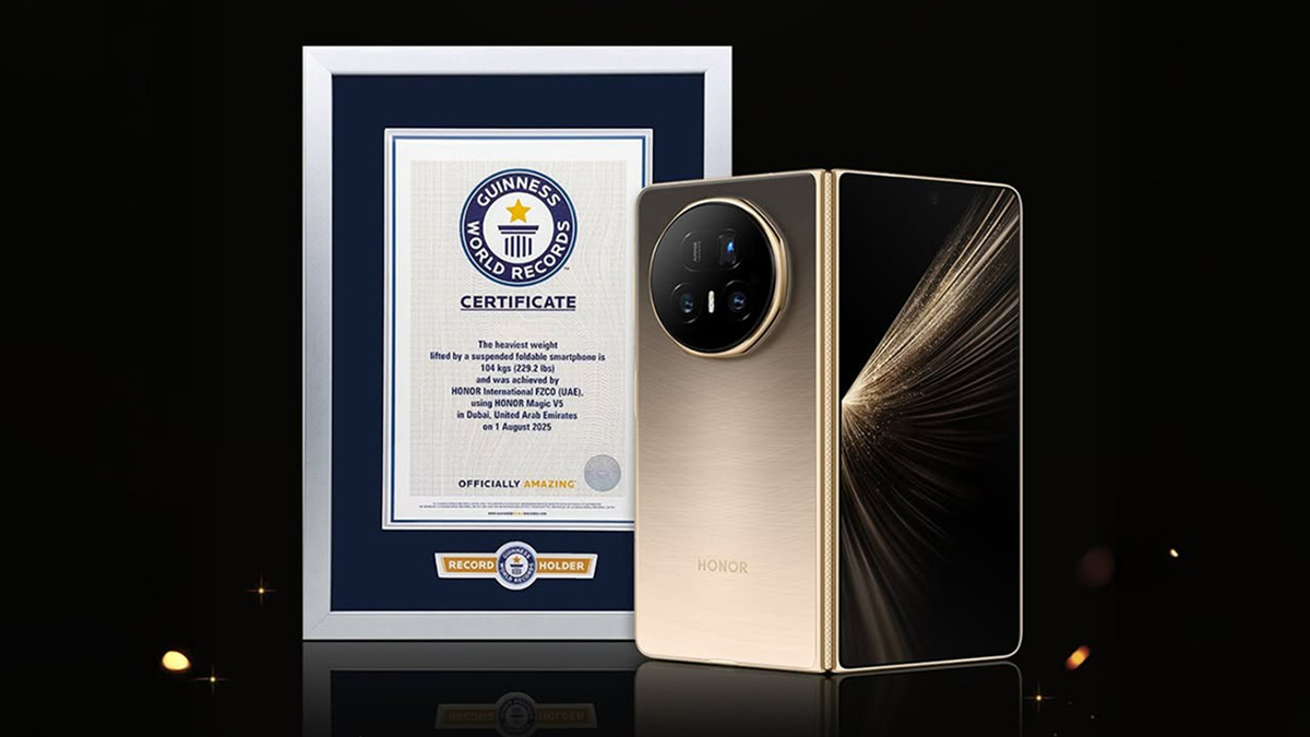 HONOR Magic V5 khiến cả thế giới “trầm trồ” với kỷ lục Guinness mới