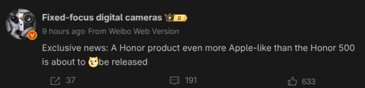 Magic8 Air có thể vay mượn thiết kế từ iPhone Air