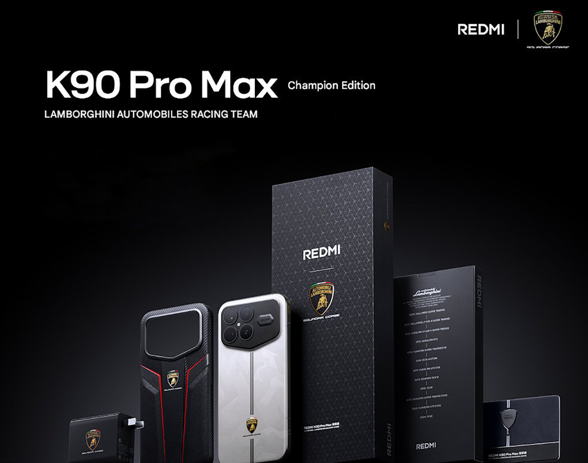 Phiên bản REDMI K90 Pro Max Automobili Lamborghini SQUADRA CORSE Champion Edition