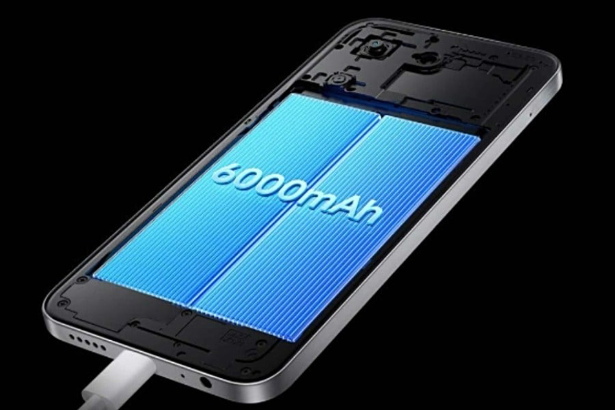Điện thoại có pin 6000 mAh ấn tượng
