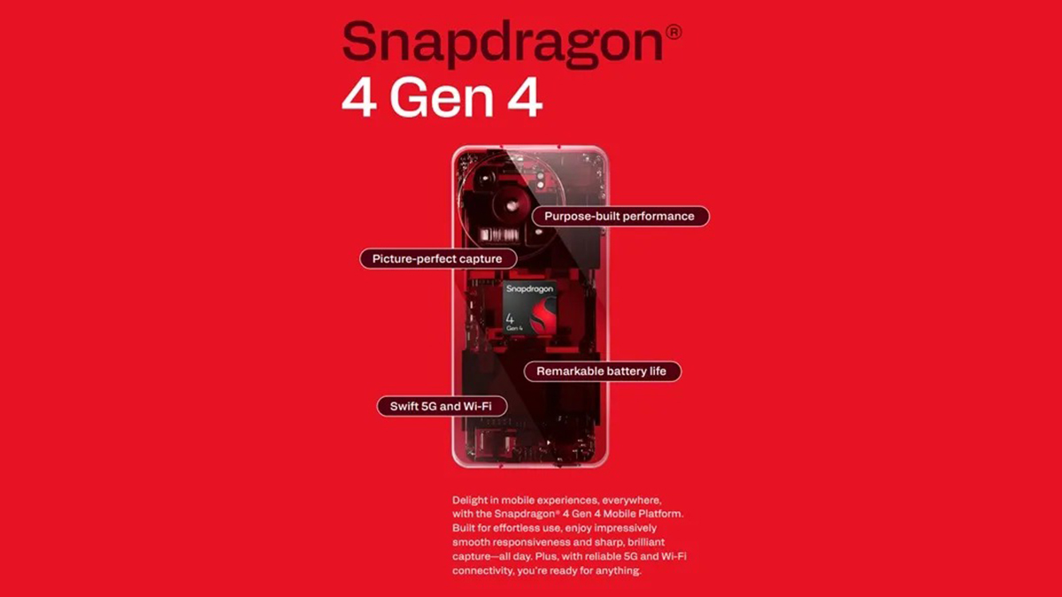Snapdragon 4 Gen 4 ra mắt