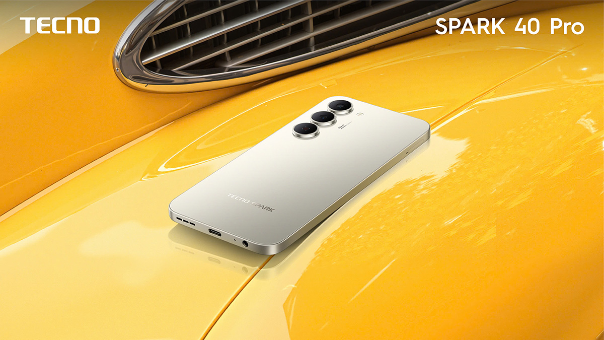 SPARK 40 Pro có thiết kế bắt mắt