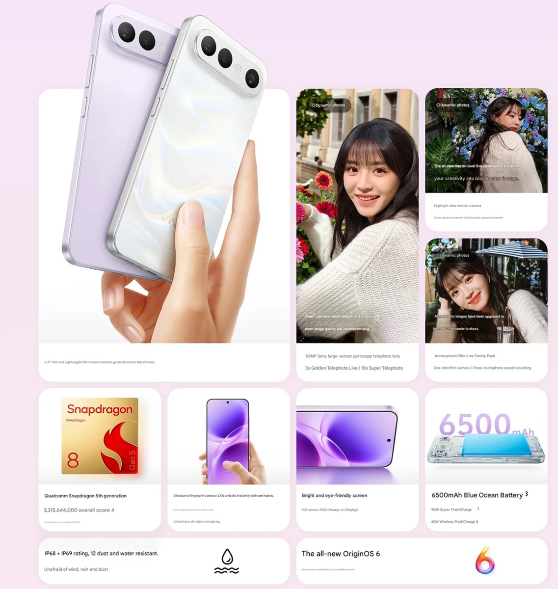 Các tính năng chính của điện thoại