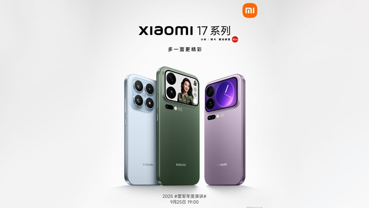 Chính thức: Xiaomi 17 Series sẽ ra mắt vào ngày 25/9