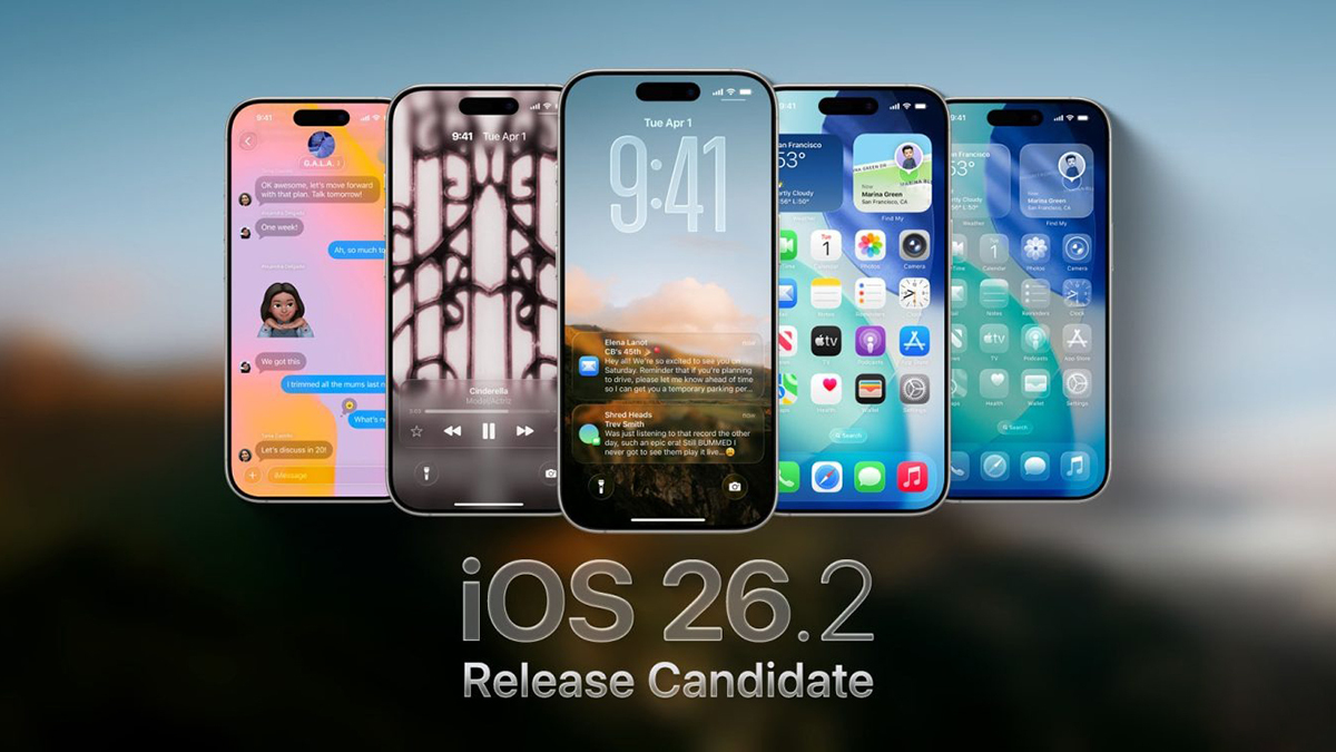 Apple phát hành iOS 26.2 RC 2