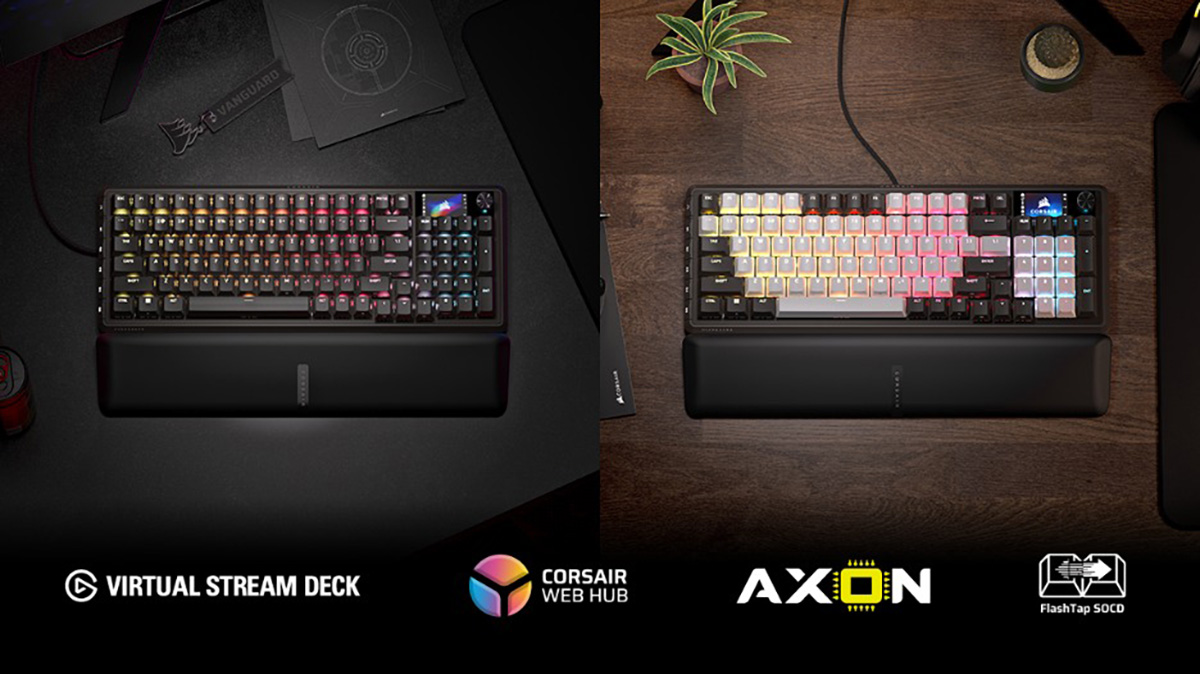 CORSAIR ra mắt bộ đôi bàn phím chơi game đỉnh cao Vanguard Pro 96 và Vanguard 96