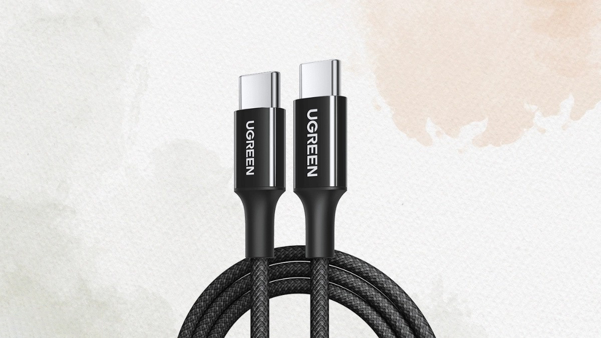 Cáp Ugreen Uno C-to-C 60W màu đen