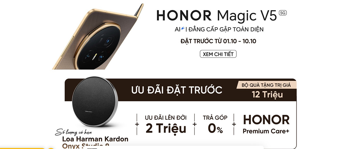 CellphoneS mở đặt hàng và bán HONOR Magic V5