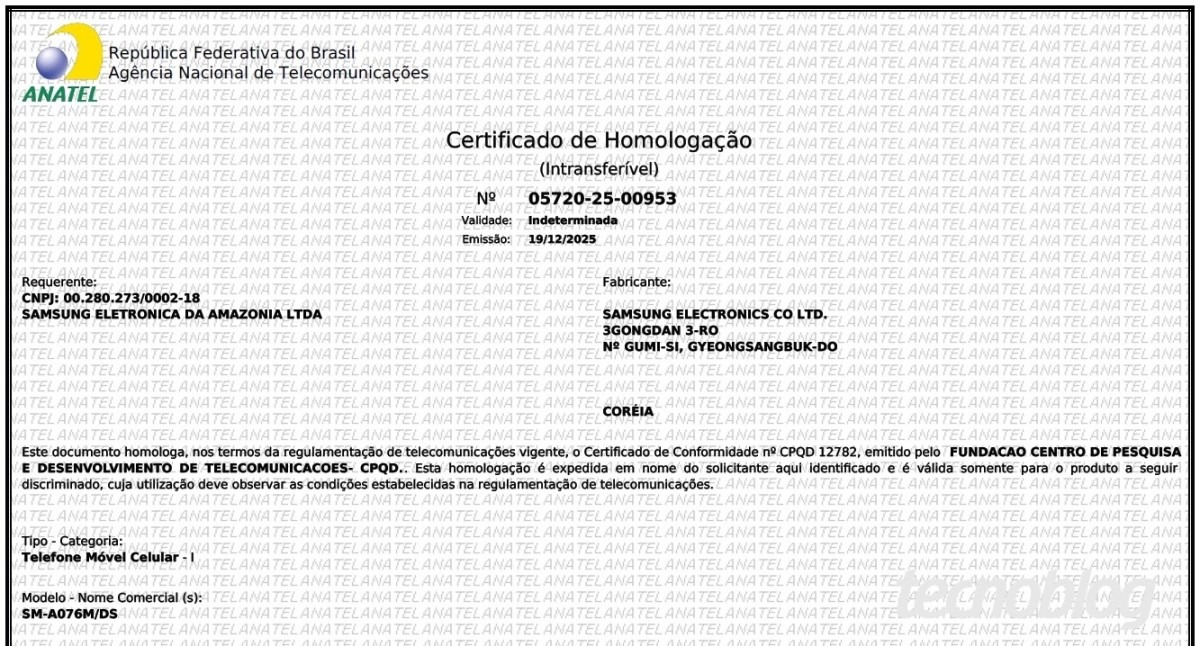 Galaxy A07 5G có thể được Samsung ra mắt vào tháng 1 năm sau