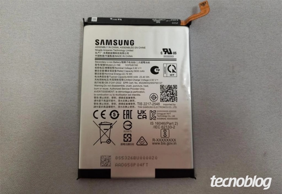 Viên pin của Galaxy A07 5G