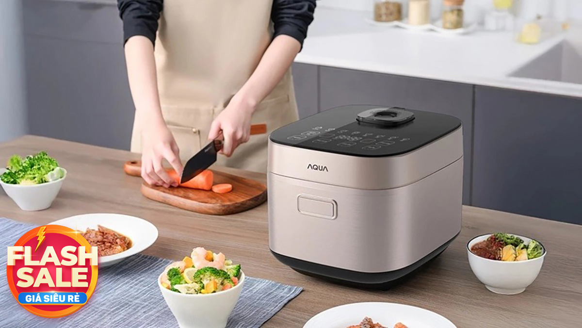 Flash sale 23/11: Máy rửa mặt Halio giảm hơn 54%, nồi cơm Aqua chỉ 1.09 triệu, số lượng cực ít!