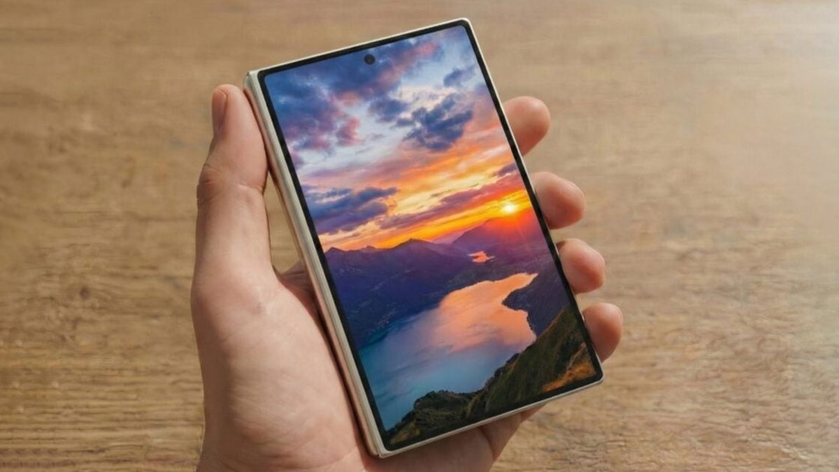 Rò rỉ nguyên mẫu Galaxy Wide Fold: Ngắn hơn, rộng hơn và thực dụng hơn Z Fold7