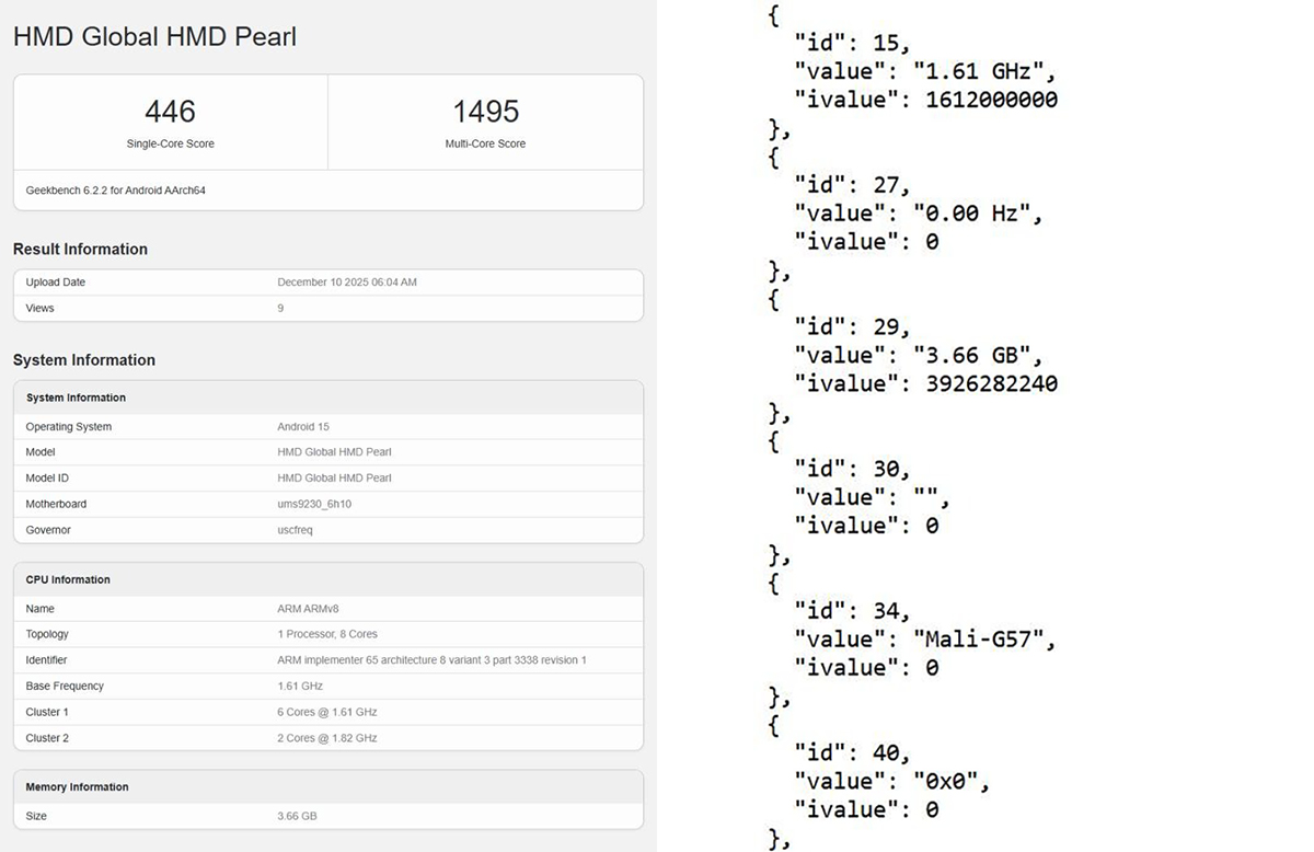 HMD Pulse 2 Pro được thử nghiệm trên Geekbench