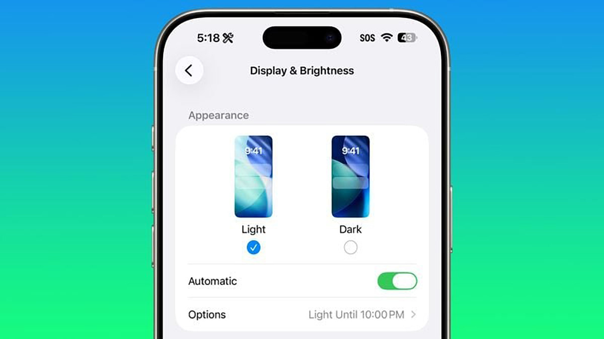 iOS 26.1 beta có gì mới về màn hình