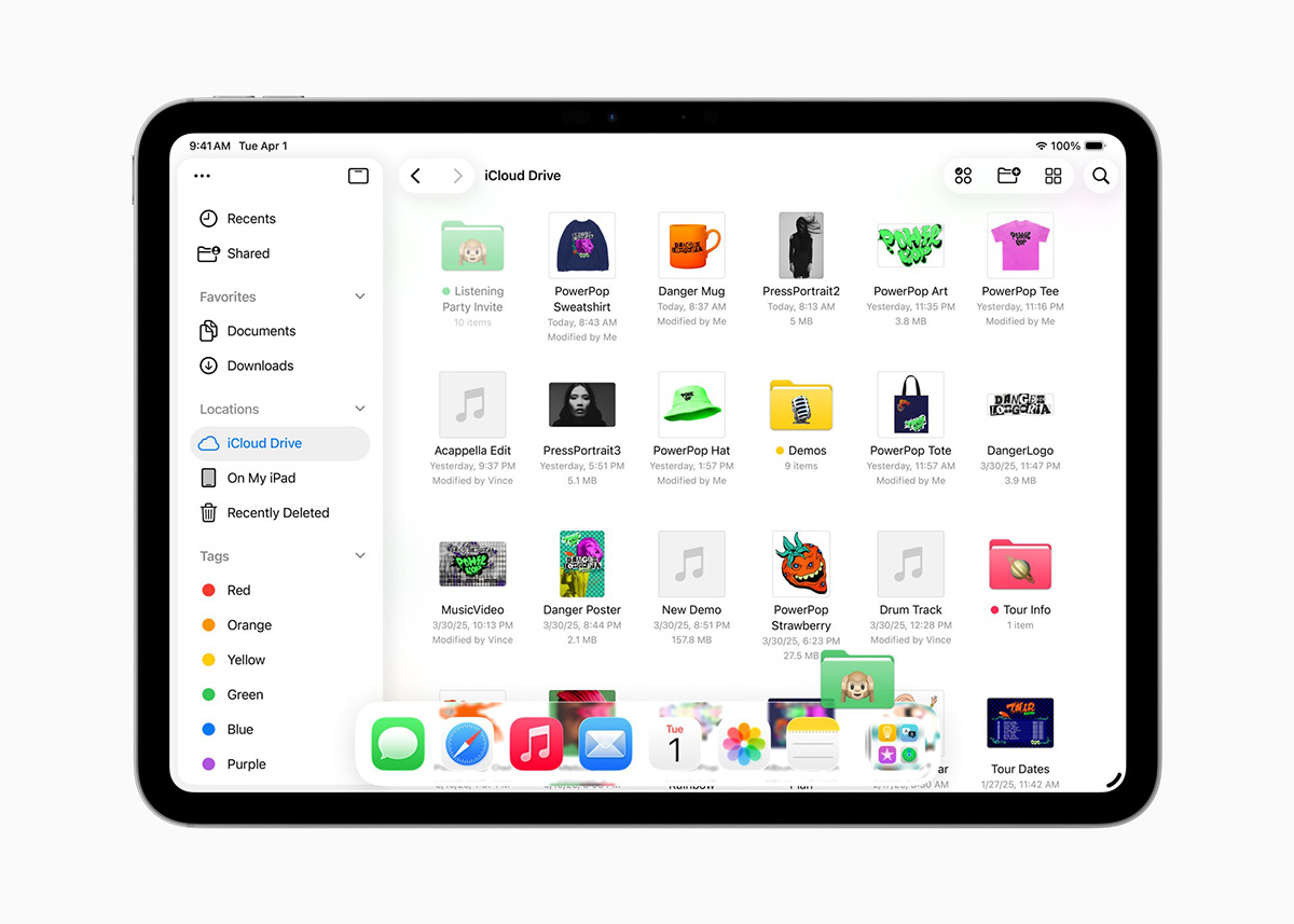iPadOS 26 có gì mới về ứng dụng File