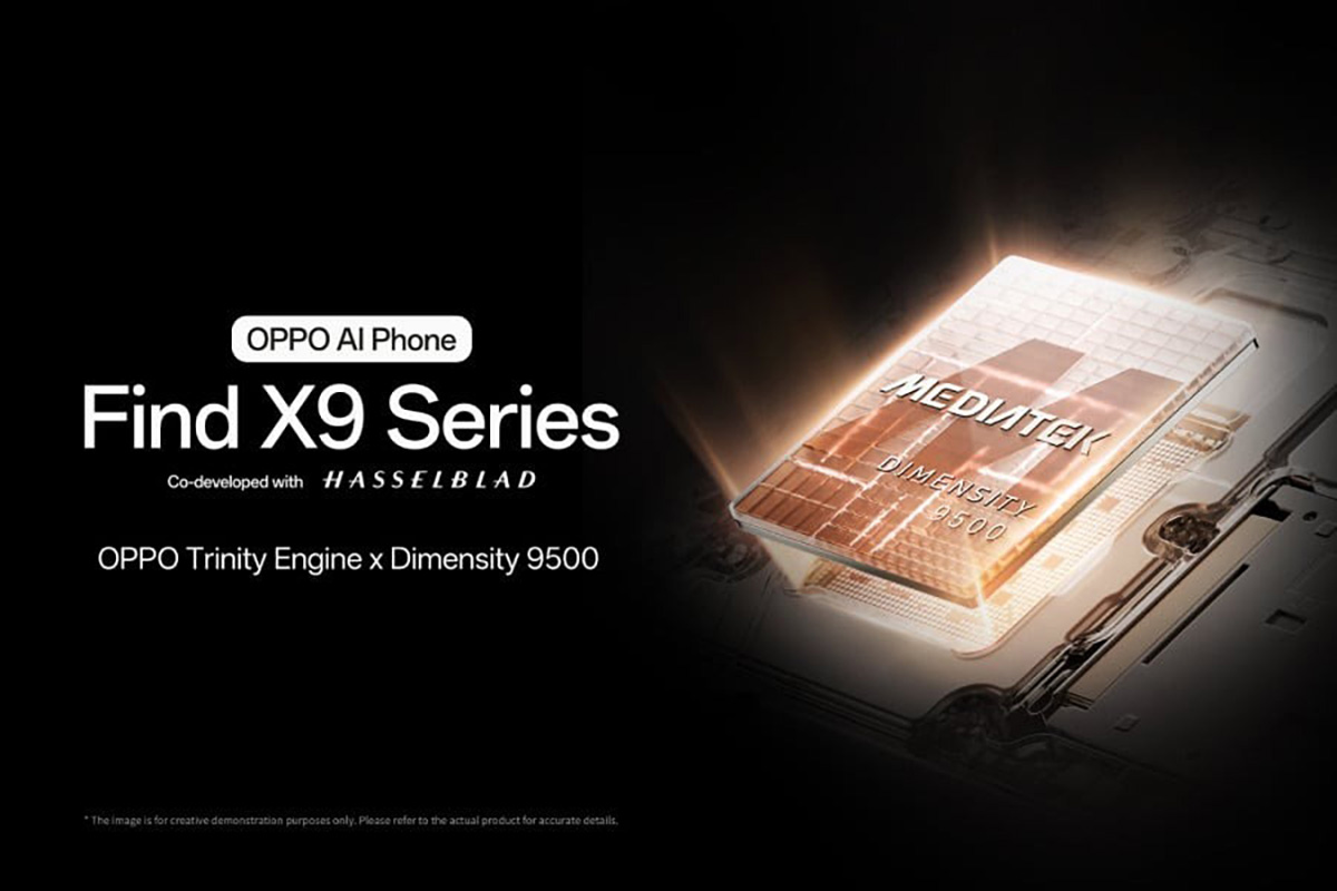 Dòng Find X9 sẽ dùng chip Dimensity 9500 mạnh mẽ