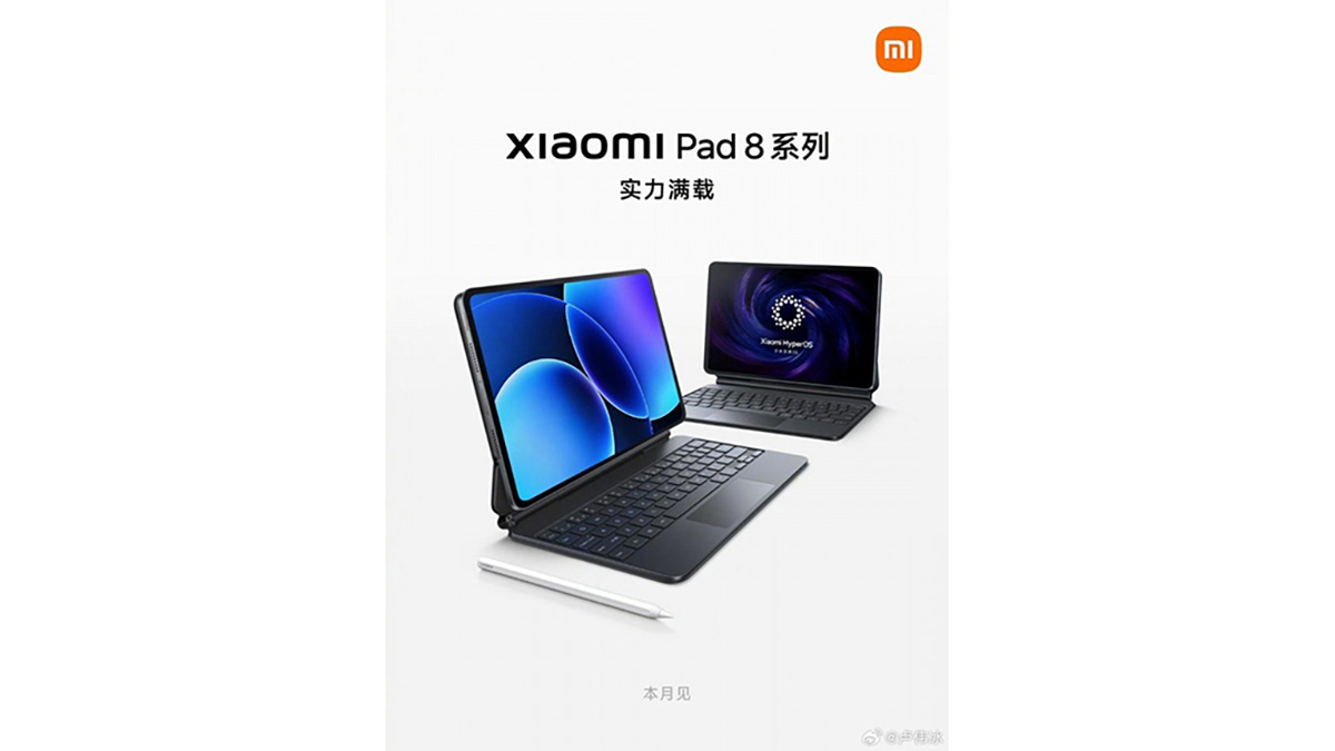 Poster quảng cáo chính thức của Xiaomi Pad 8