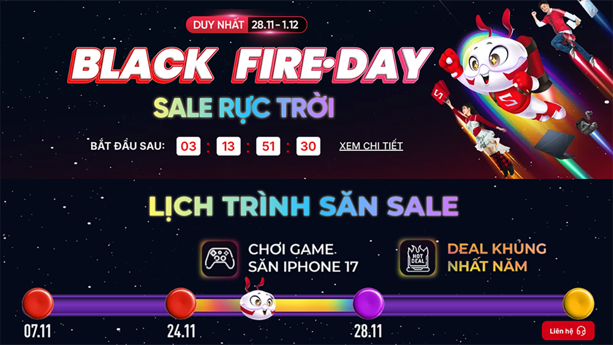 Sale Black Friday CellphoneS sẵn sàng trở lại, bạn sẵn sàng “đốt” tiền chưa?