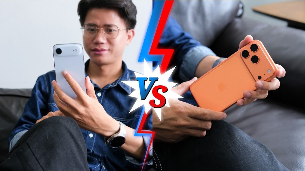 So sánh iPhone Air và 17 Pro Max: Chọn thiết kế siêu mỏng hay cấu hình đỉnh cao?