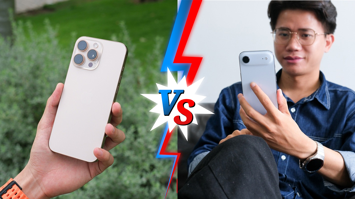 So sánh iPhone Air và iPhone 16 Pro Max: Chọn thiết kế mới hay trải nghiệm toàn diện? So sánh iPhone Air và iPhone 16 Pro Max: Chọn thiết kế mới hay trải nghiệm toàn diện?