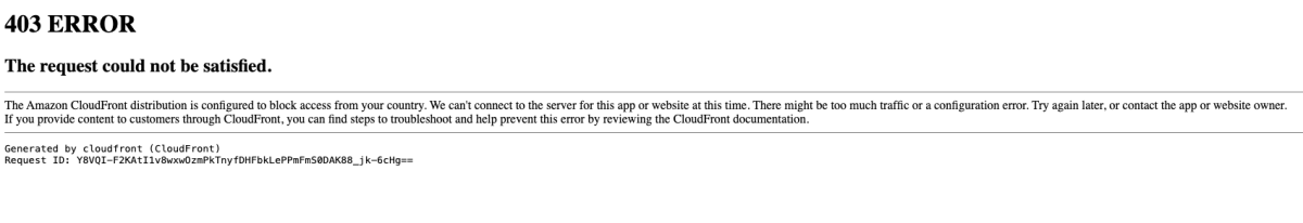 SoundCloud bất ngờ báo lỗi 403