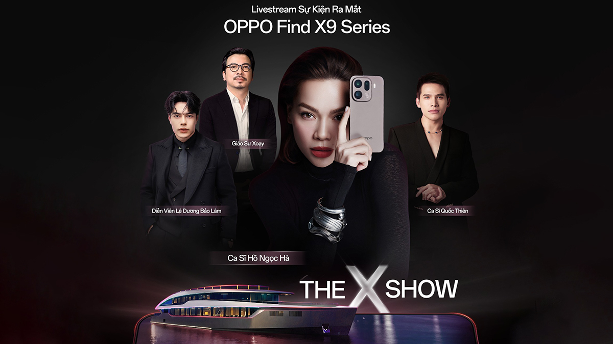 Chờ đón sự kiện ra mắt Find X9-Series tại Việt Nam – Lần đầu tiên như một đại tiệc Concert công nghệ