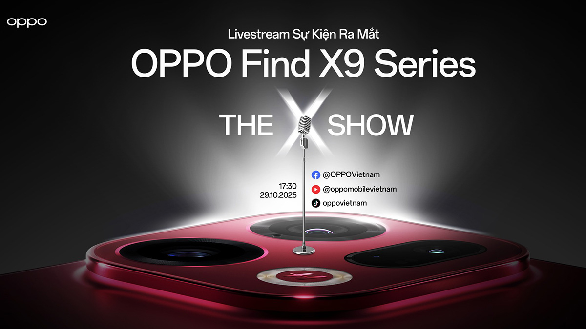 OPPO xác nhận ngày ra mắt Find X9 Series tại Việt Nam, các OFan có “hóng” không?