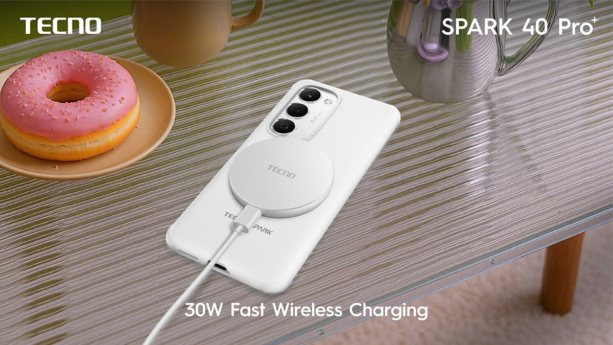 Tecno Spark 40 Pro+ có pin lớn ấn tượng