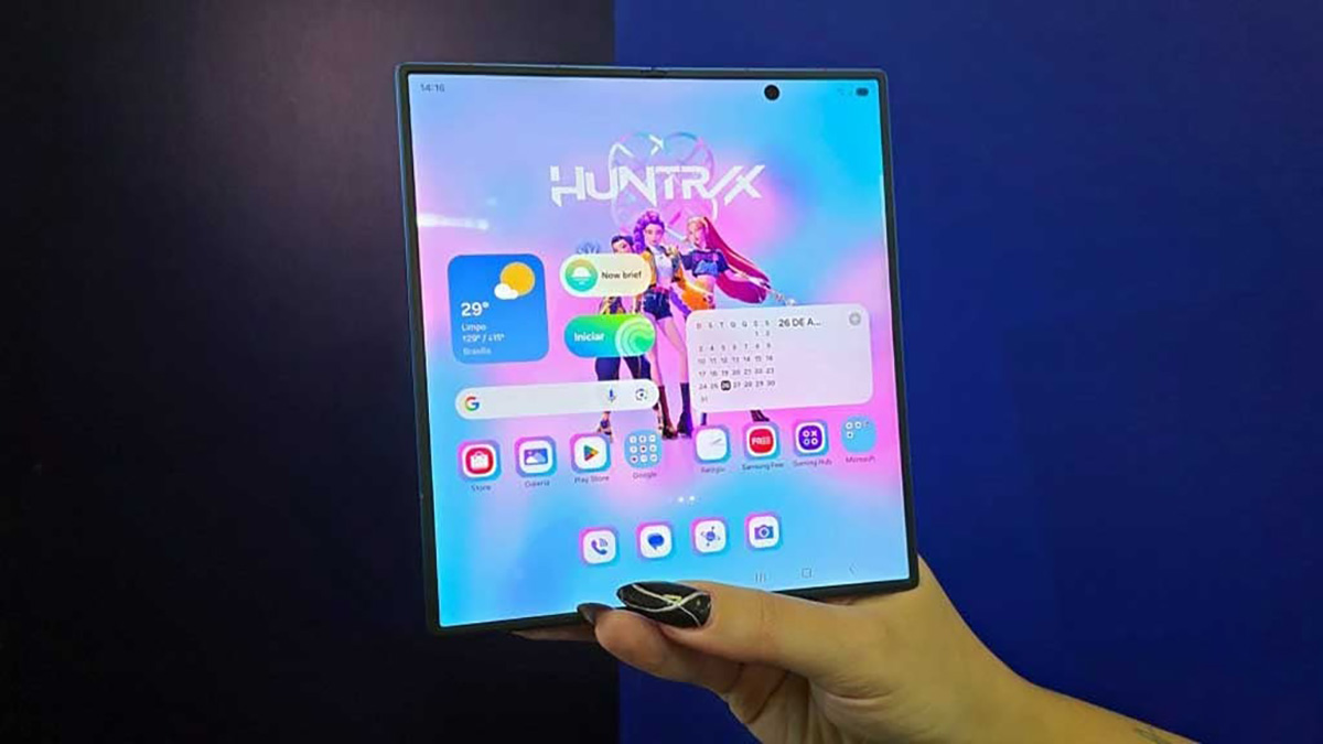 Galaxy Wide Fold bất ngờ lộ diện: Màn hình gập tỷ lệ 4:3, sạc không dây 25W