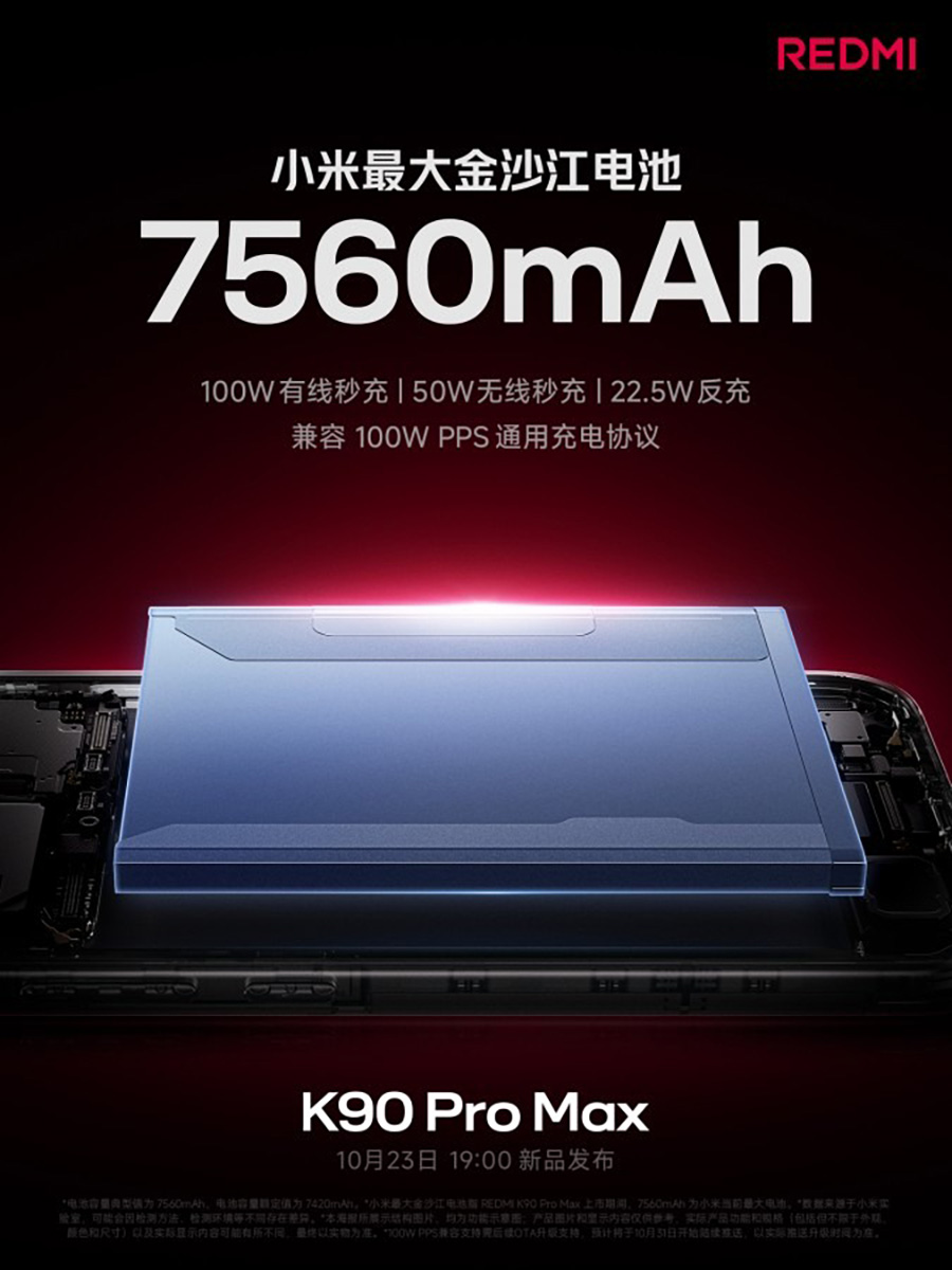  thông số cấu hình khủng của Redmi K90 Pro Max sắp ra mắt