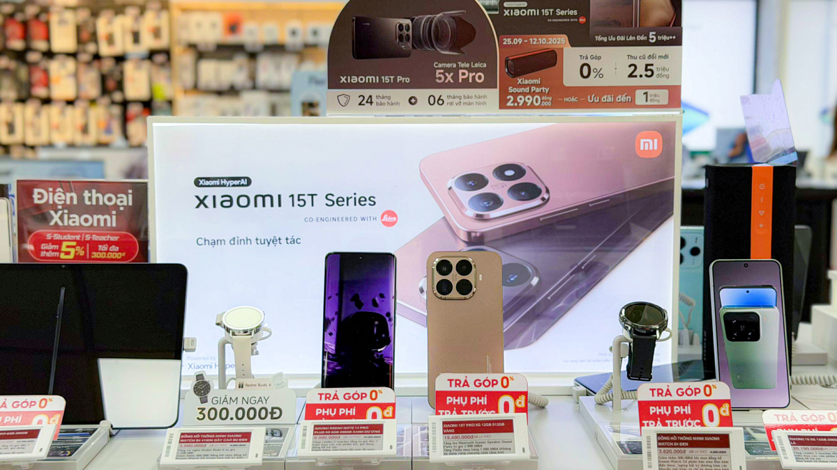 Xiaomi 15T và Xiaomi 15T Pro đã có mặt tại CellphoneS, trải nghiệm ngay