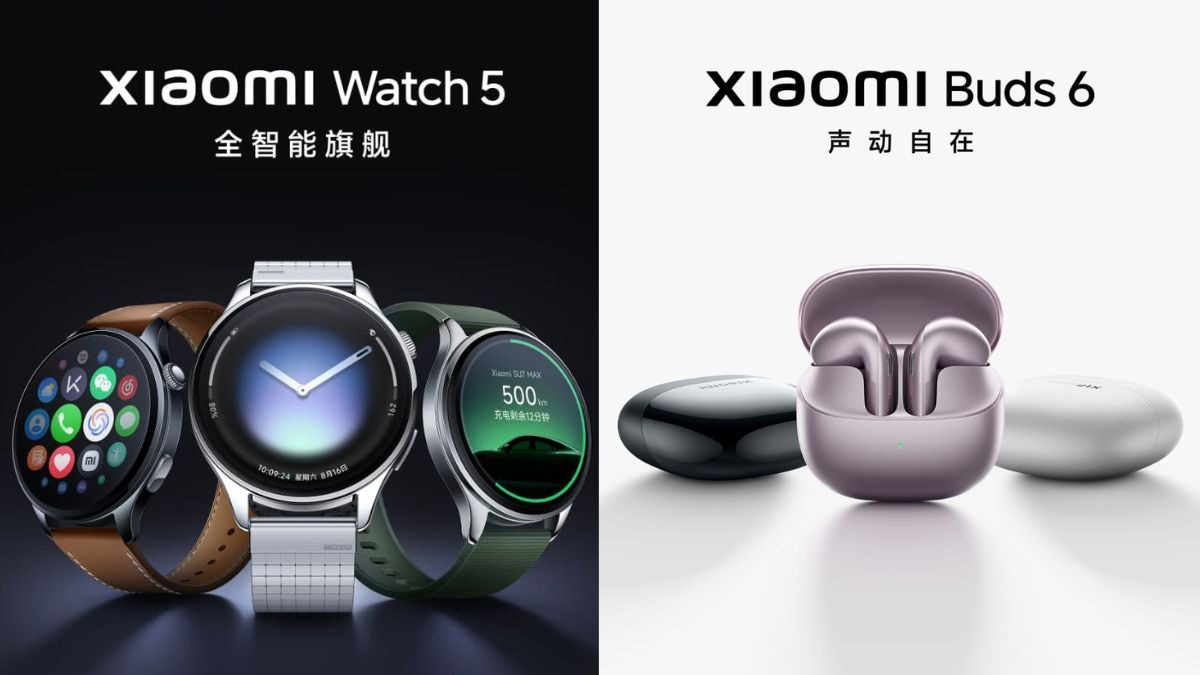 Xiaomi Watch 5 và Buds 6 ra mắt: Nâng cấp mạnh mẽ, giá dễ tiếp cận