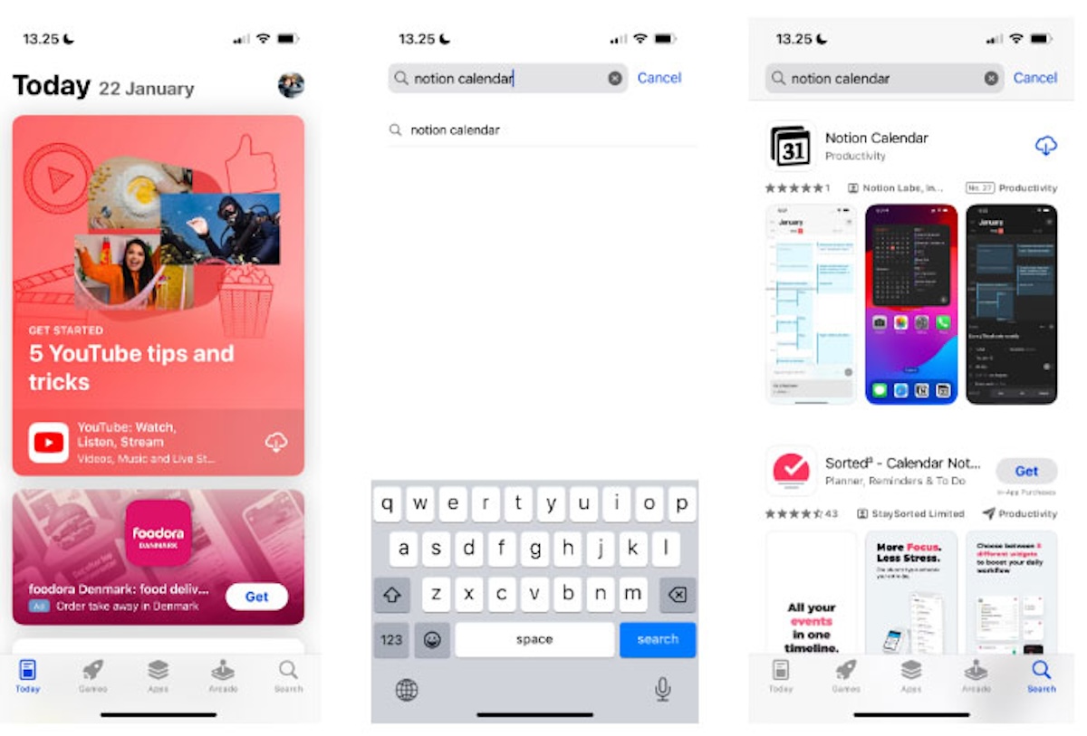 Cách tải Notion Calendar trên iPhone