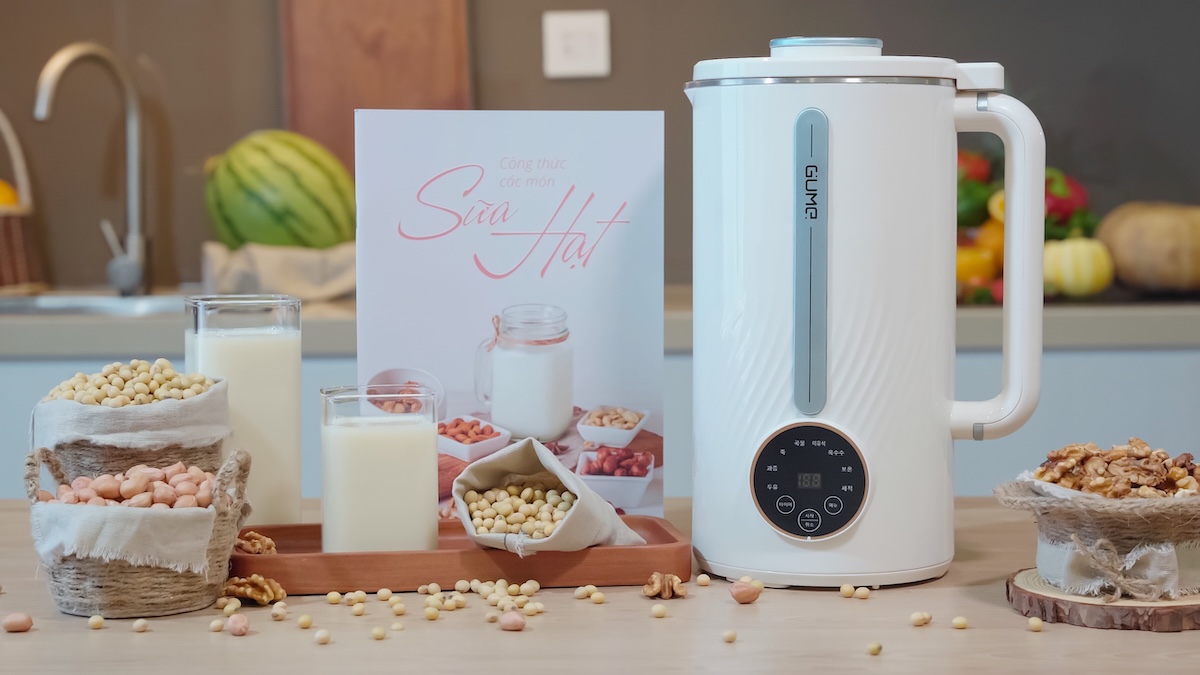 Máy làm sữa hạt không lên điện do lắp không đúng khớp