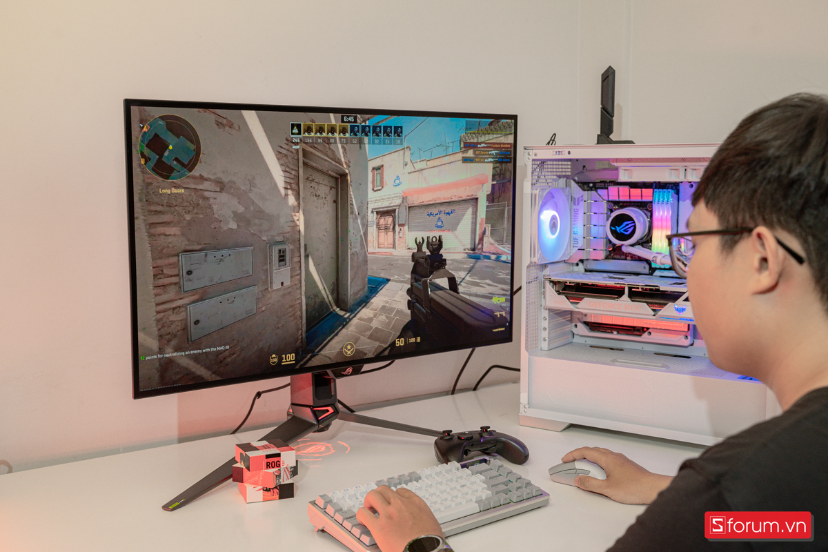 ASUS ROG Swift OLED PG32UCDP mang đến độ sáng cao và góc nhìn rộng