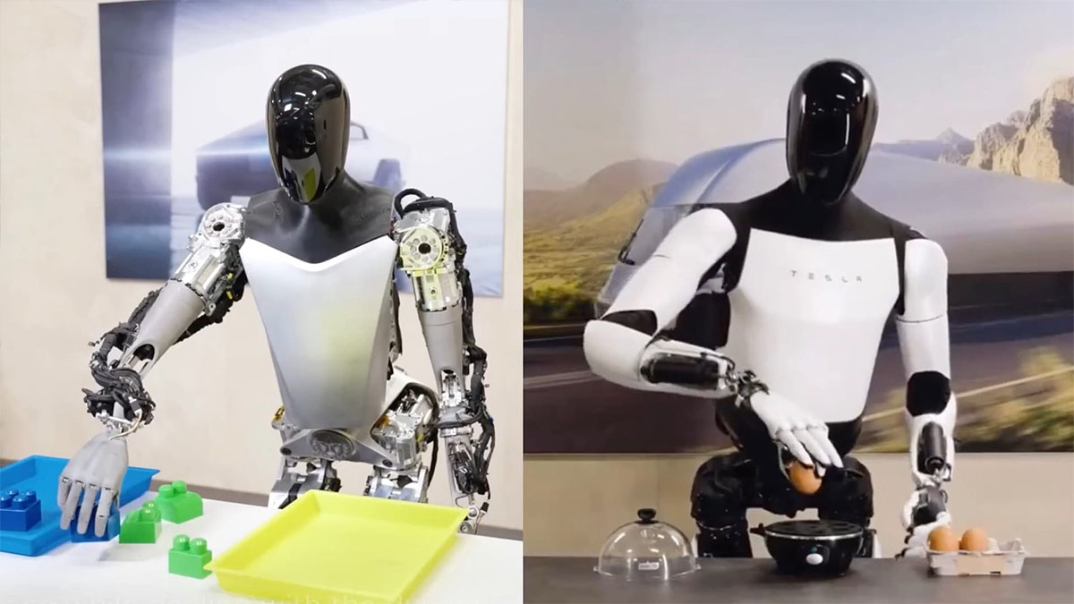 Robot Optimus Gen 2 có thể học và thực hành nhiều thao tác khó bằng AI