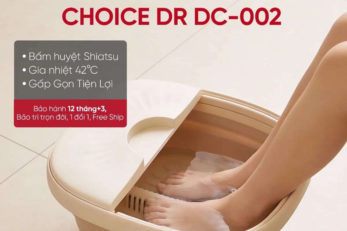 Bồn ngâm chân massage Choice Dr. DC-002