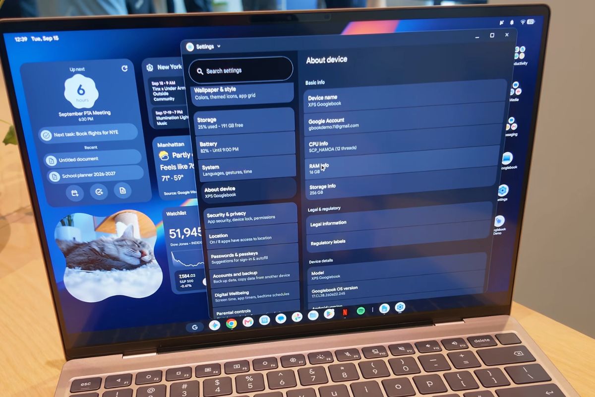 Googlebook OS kết hợp Android và ChromeOS, tối ưu trải nghiệm ứng dụng Google Play