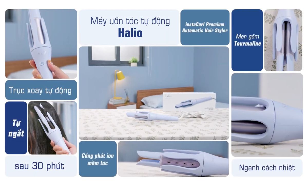 Halio Instacurl Premium Automatic Hair Styler