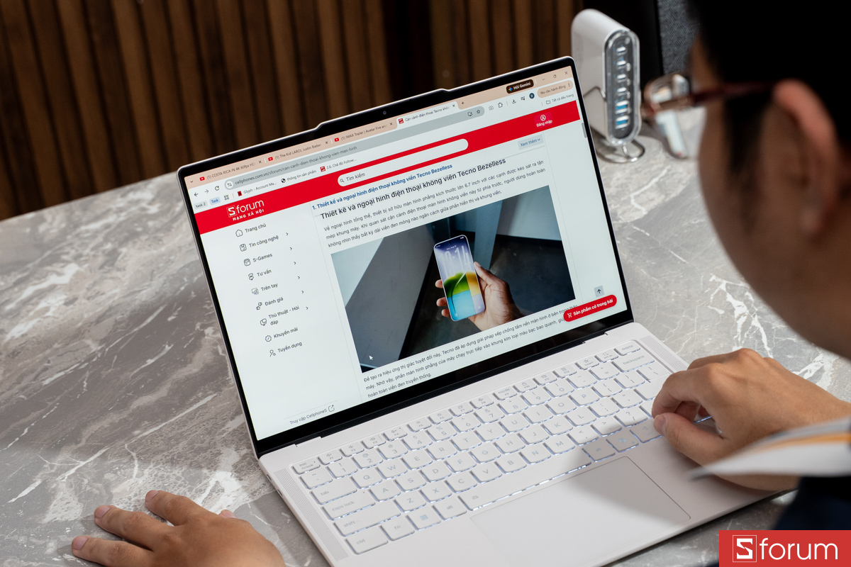 32GB RAM, SSD 1TB, thoải mái đa nhiệm và lưu trữ dự án sáng tạo