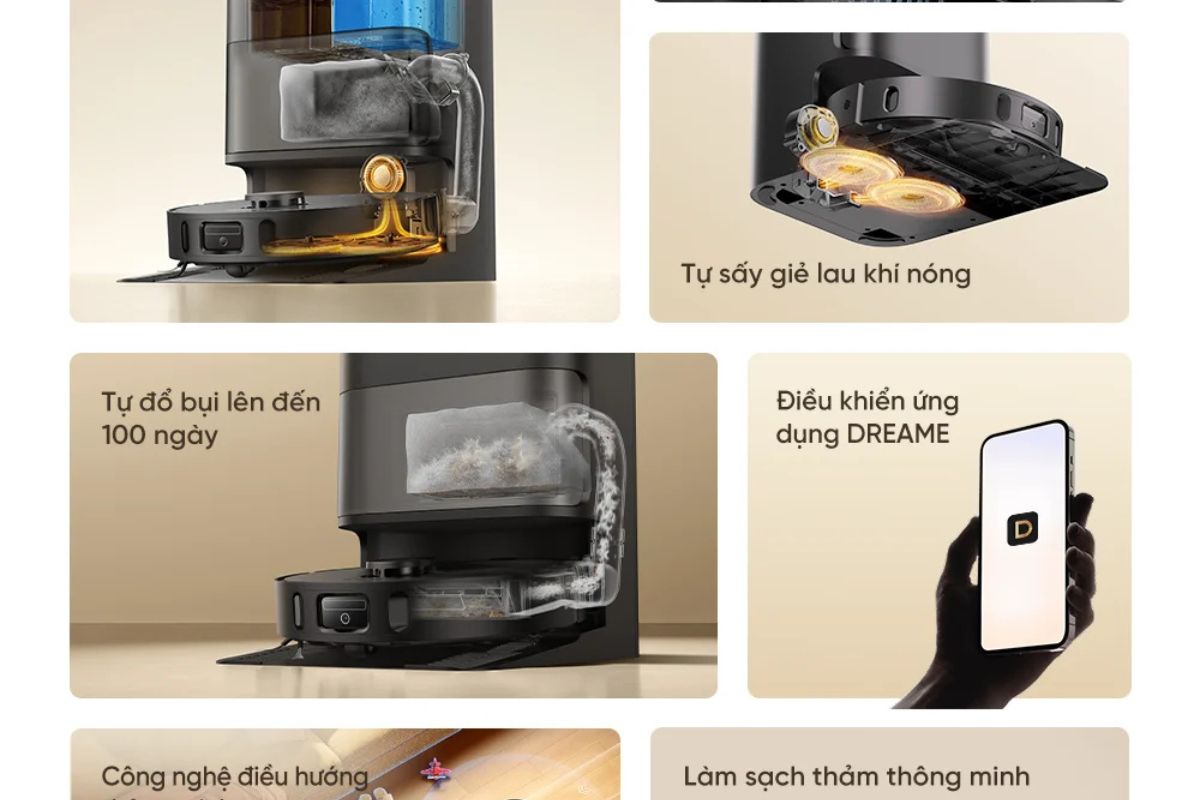 AceClean DryBoard sấy giẻ bằng khí nóng 50 độ