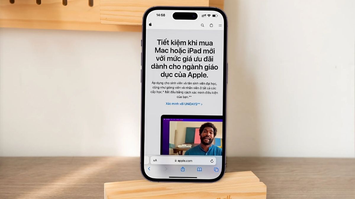 Chương trình Apple UNiDAYS 2025 khá hấp dẫn
