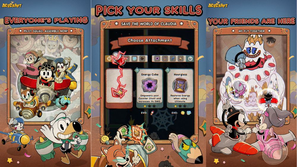 ACECRAFT: Cuphead phiên bản mobile với lối chơi độc đáo