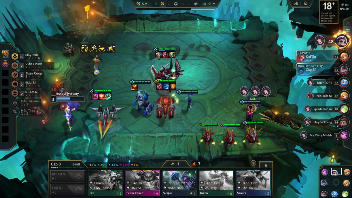 Nâng cấp các chủ lực lên 2 sao để ổn định sức mạnh đội hình