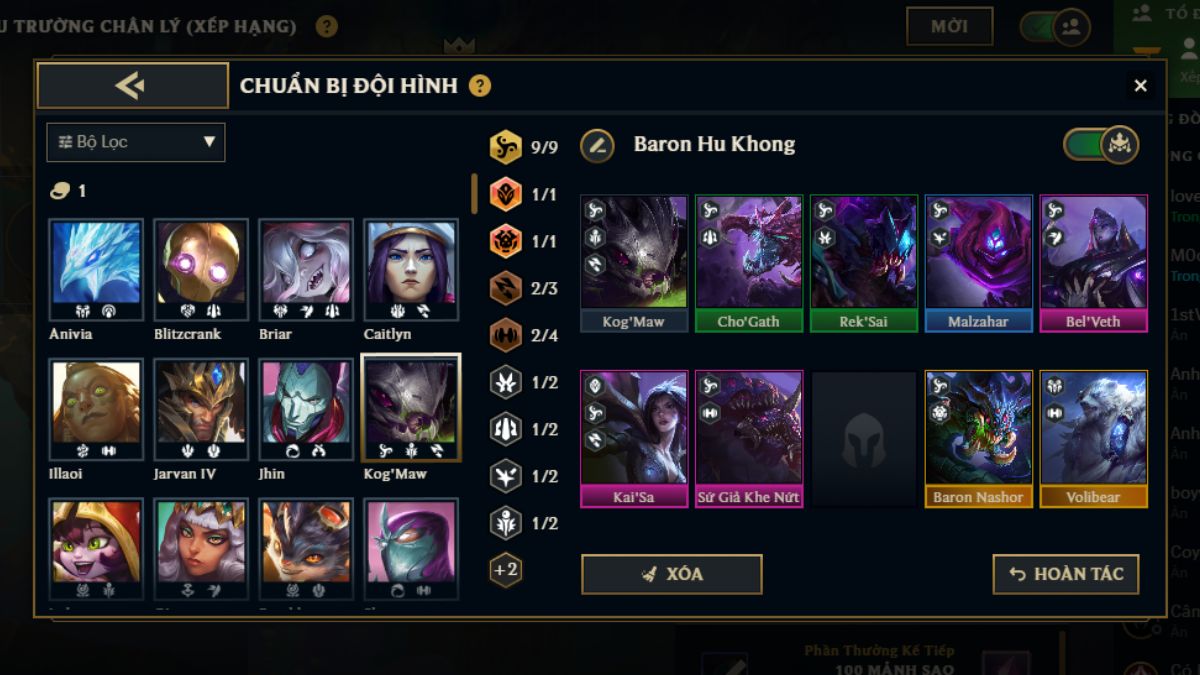 ĐTCL mùa 16: Đội hình Baron Hư Không - Siêu giáo án mạnh nhất meta 16.1b