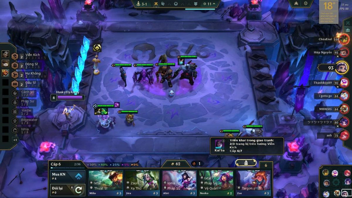 Giữ máu và kích hoạt tộc hệ Hư Không từ sớm