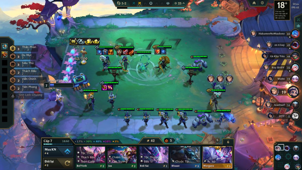 Nâng cấp các chủ lực lên 3 sao và tối ưu hóa trang bị