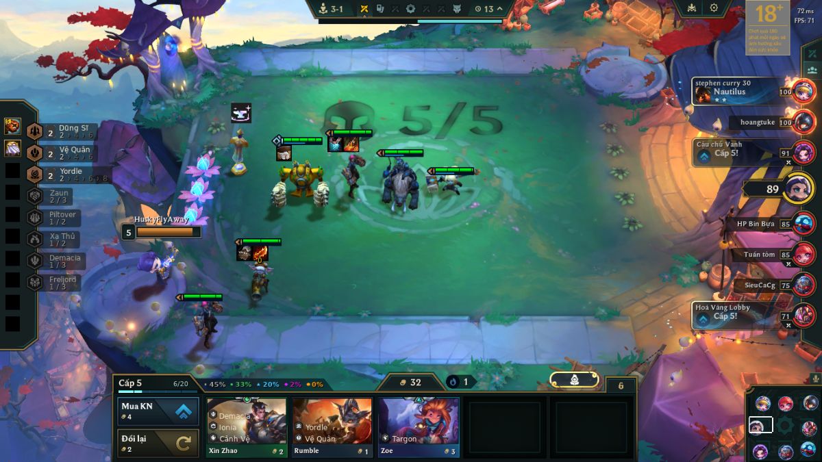 Cố gắng giữ máu và tích lũy vàng ở giai đoạn đầu game