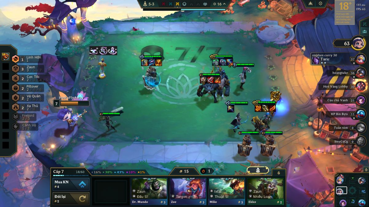 Slow roll cho đến khi nâng cấp được 2 chủ lực lên 3 sao